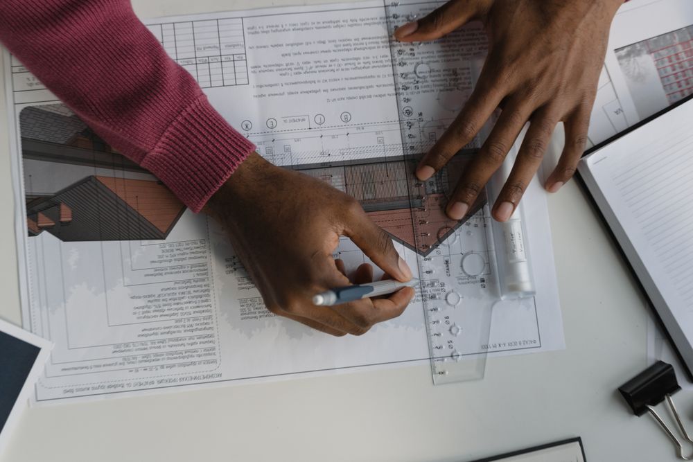 Plan et calcul de volume d'un ouvrage