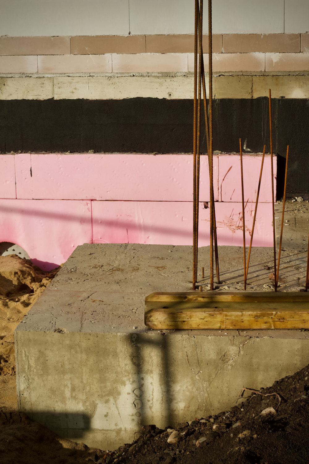 Béton C25/30 avec ferraillage pour fondations